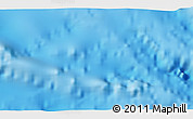 Physical 3D Map of the area around 26° 30' 51" S, 115° 31' 30" W