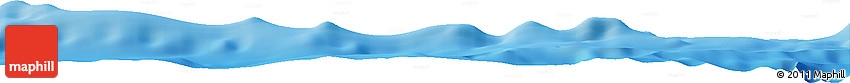 Shaded Relief Horizon Map of the Area around 26° 30' 51" S, 115° 31' 30" W