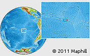 Physical Location Map of the area around 26° 30' 51" S, 115° 31' 30" W