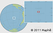 Savanna Style Location Map of the area around 26° 30' 51" S, 115° 31' 30" W