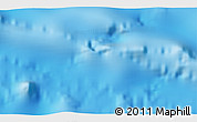 Physical 3D Map of the area around 26° 30' 51" S, 116° 22' 30" W