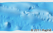 Shaded Relief 3D Map of the area around 26° 30' 51" S, 116° 22' 30" W