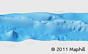 Physical Panoramic Map of the area around 26° 30' 51" S, 116° 22' 30" W