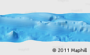 Political Panoramic Map of the area around 26° 30' 51" S, 116° 22' 30" W