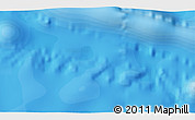 Political 3D Map of the area around 26° 30' 51" S, 117° 13' 29" W