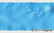 Physical 3D Map of the area around 26° 30' 51" S, 118° 4' 29" W