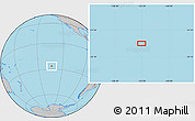 Gray Location Map of the area around 26° 30' 51" S, 133° 22' 30" W