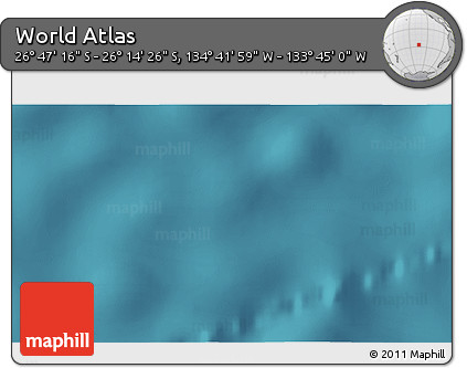Satellite 3D Map of the Area around 26° 30' 51" S, 134° 13' 29" W