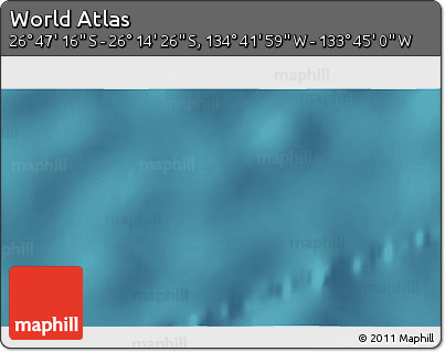 Satellite 3D Map of the Area around 26° 30' 51" S, 134° 13' 29" W