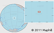 Gray Location Map of the area around 26° 30' 51" S, 134° 13' 29" W