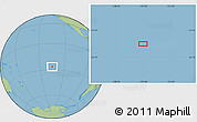 Savanna Style Location Map of the area around 26° 30' 51" S, 135° 4' 29" W