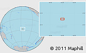 Gray Location Map of the area around 26° 30' 51" S, 145° 16' 30" W