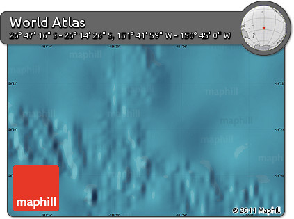 Satellite Map of the Area around 26° 30' 51" S, 151° 13' 29" W
