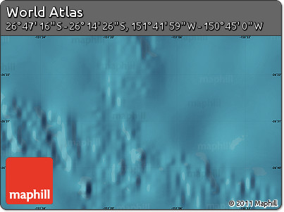 Satellite Map of the Area around 26° 30' 51" S, 151° 13' 29" W