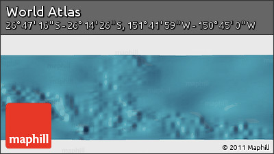 Satellite Panoramic Map of the Area around 26° 30' 51" S, 151° 13' 29" W