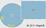 Savanna Style Location Map of the area around 26° 30' 51" S, 155° 28' 29" W