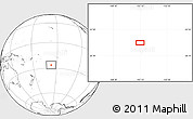 Blank Location Map of the area around 26° 30' 51" S, 157° 10' 30" W