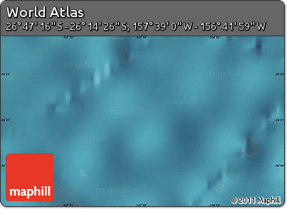 Satellite Map of the Area around 26° 30' 51" S, 157° 10' 30" W