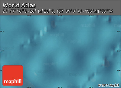 Satellite Map of the Area around 26° 30' 51" S, 157° 10' 30" W