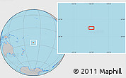 Gray Location Map of the area around 26° 30' 51" S, 162° 16' 30" W