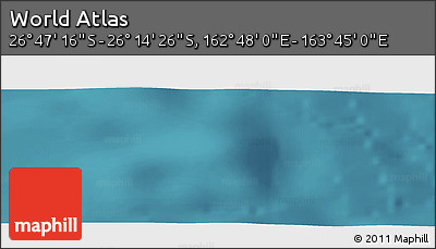 Satellite Panoramic Map of the Area around 26° 30' 51" S, 163° 16' 30" E