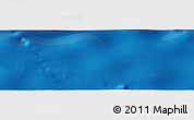 Shaded Relief Panoramic Map of the area around 26° 30' 51" S, 167° 22' 30" W