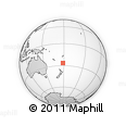 Outline Map of the Area around 26° 30' 51" S, 178° 34' 29" E, rectangular outline