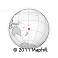 Outline Map of the Area around 26° 30' 51" S, 178° 25' 30" W, rectangular outline
