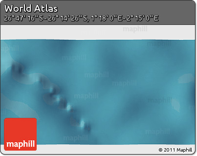Satellite 3D Map of the Area around 26° 30' 51" S, 1° 46' 29" E