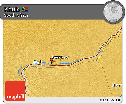 Physical 3D Map of Khuis