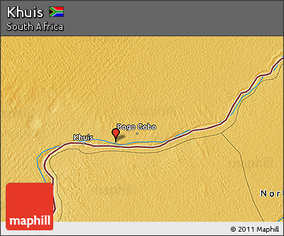 Physical 3D Map of Khuis