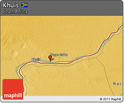 Physical 3D Map of Khuis