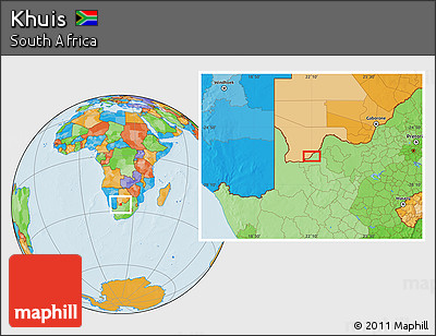 Political Location Map of Khuis