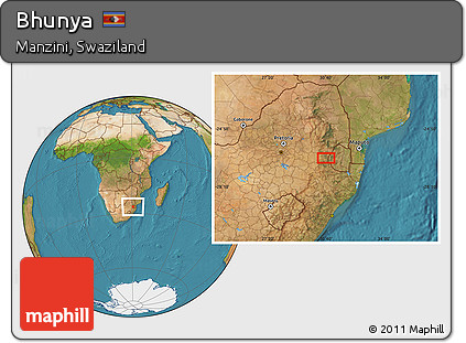 Satellite Location Map of Bhunya