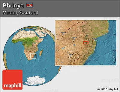Satellite Location Map of Bhunya