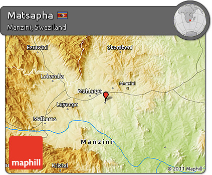Physical 3D Map of Matsapha