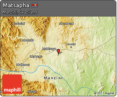 Physical 3D Map of Matsapha