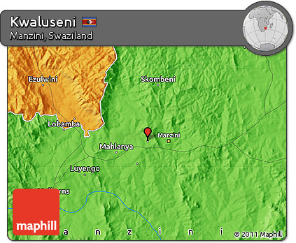 Political Map of Kwaluseni