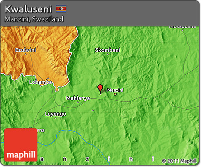 Political Map of Kwaluseni