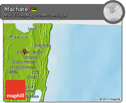 Physical 3D Map of Machate