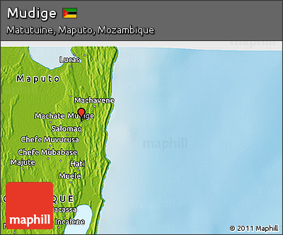 Physical 3D Map of Mudige