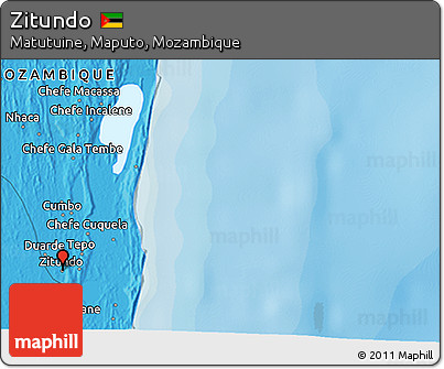 Political 3D Map of Zitundo