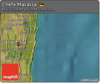 Satellite 3D Map of Chefe Macassa