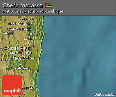 Satellite 3D Map of Chefe Macassa