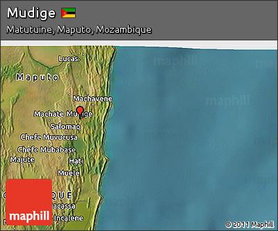 Satellite 3D Map of Mudige