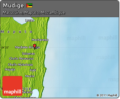 Physical Map of Mudige