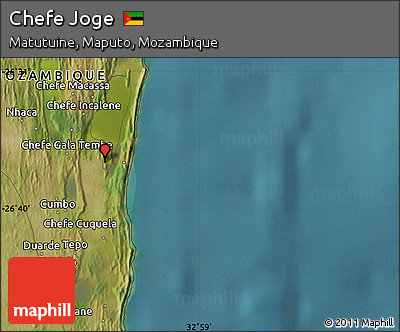 Satellite Map of Chefe Joge