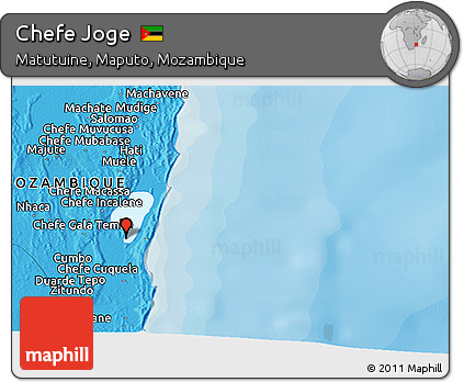Political Panoramic Map of Chefe Joge