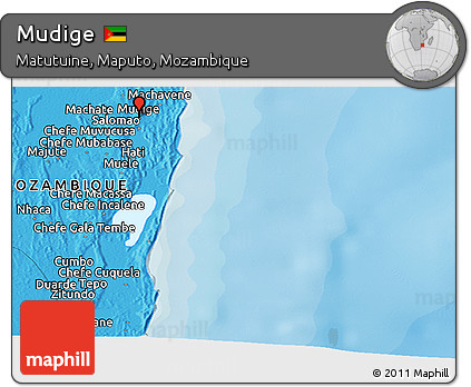 Political Panoramic Map of Mudige