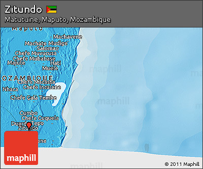 Political Panoramic Map of Zitundo